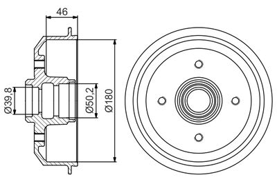 Brake Drum 0 986 477 150