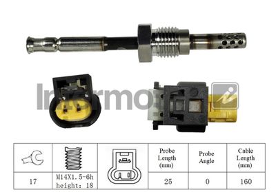 Sensor, exhaust gas temperature Intermotor 27044