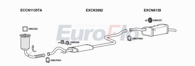 Układ wydechowy EUROFLO CNBERM166008