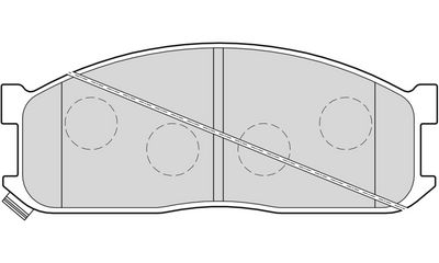 BREMSBELAGSATZ SCHEIBENBREMSE VALEO 301269 1