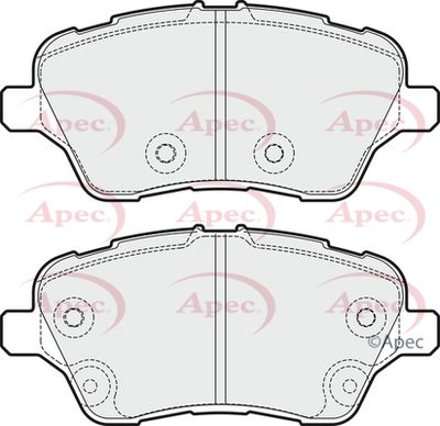 Brake Pad Set APEC PAD1905