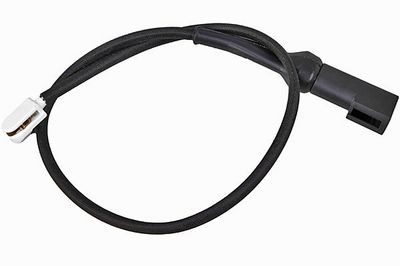 Warning contact, brake pad wear