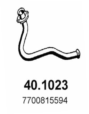 Rura wydechowa ASSO 40.1023
