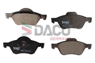 Комплект тормозных колодок, дисковый тормоз DACO Germany 323006 для RENAULT WIND