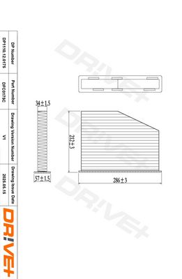 FILTER INNENRAUMLUFT DR!VE+ DP1110120175 1