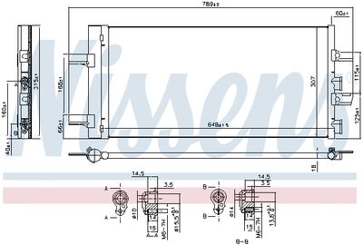 CONDENSATOR CLIMATIZARE NISSENS 940686 5