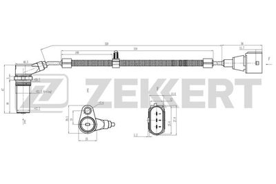 Датчик импульсов ZEKKERT SE-4119 для VW MULTIVAN