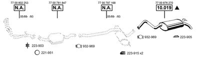 Układ wydechowy ASMET RE104690
