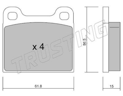 SET PLACUTE FRANA FRANA DISC TRUSTING 0030