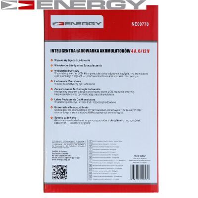 Nabíjačka, batéria vozidla ENERGY NE00778