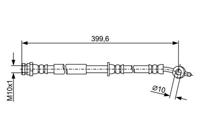 BREMSSCHLAUCH BOSCH 1987481946 4