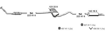 SISTEM DE ESAPAMENT ERNST 071144