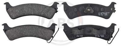 Zestaw klocków hamulcowych, hamulce tarczowe A.B.S. 38666