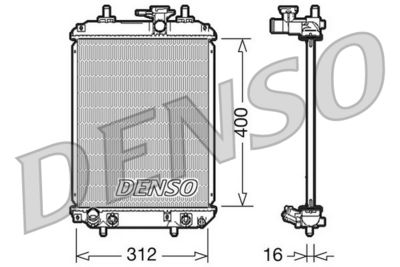 DENSO DRM50050 Крышка радиатора  для DAIHATSU SIRION (Дайхатсу Сирион)