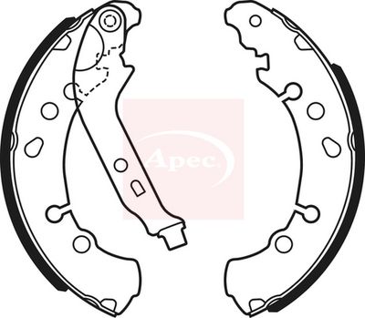 APEC Brake Shoe Set SHU753