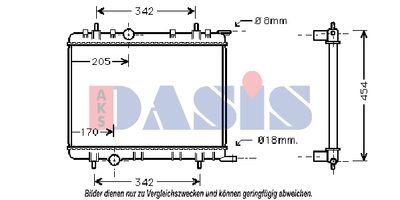 RADIATOR RACIRE MOTOR AKS DASIS 061130N