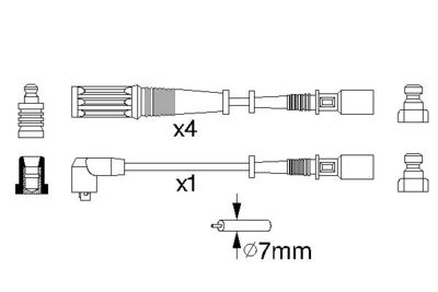 BOSCH Zündleitungssatz