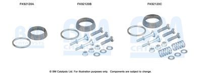 Монтажный комплект, катализатор BM CATALYSTS FK92120 для HONDA INSIGHT