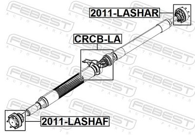 LAGAR CENTRAL CARDAN FEBEST CRCBLA 1