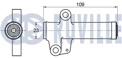 AMORTIZOR VIBRATII CUREA DISTRIBUTIE RUVILLE 542275 1