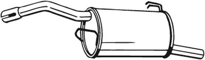 KLOKKERHOLM 177-673 Глушник вихлопних газів для SMART (Смарт)