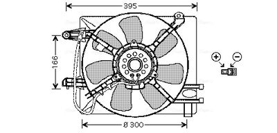 VENTILATOR RADIATOR AVA QUALITY COOLING DW7517