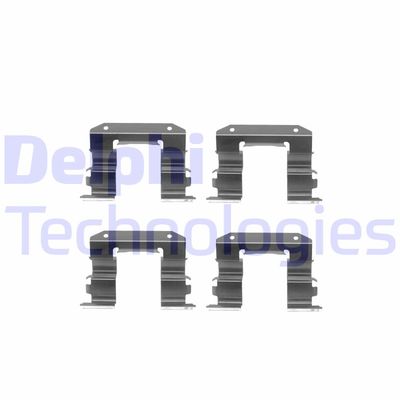 Комплектующие, колодки дискового тормоза DELPHI LX0238 для HYUNDAI GALLOPER