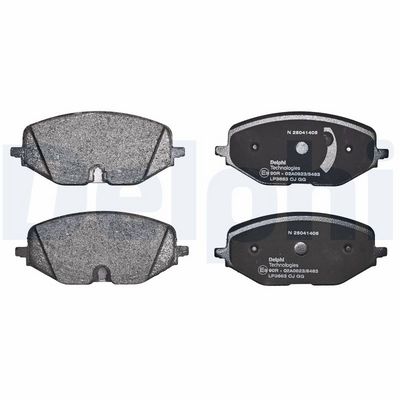 BREMSBELAGSATZ SCHEIBENBREMSE DELPHI LP3663 1