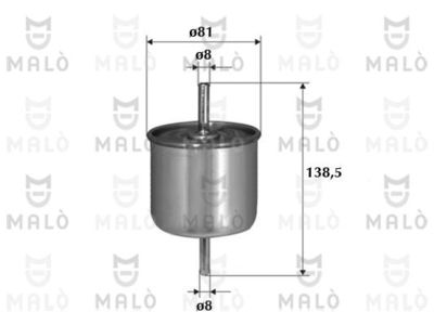 Топливный фильтр AKRON-MALÒ 1520097 для FORD PUMA