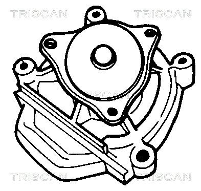 TRISCAN 8600 40809 Помпа (водяной насос) для HONDA CIVIC II универсал (WC)