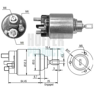 SOLENOID ELECTROMOTOR
