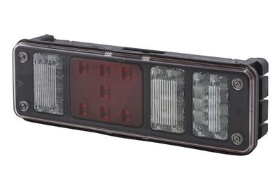 Achterlicht Rechts (LED, 24V, transparant, met indicator, anti-fog licht, achteruitrijlicht, met stoplicht, parkeerlicht)