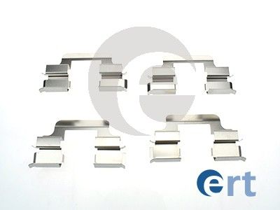 Комплектующие, колодки дискового тормоза ERT 420077 для ALFA ROMEO BRERA