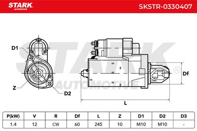 стартер STARK SKSTR-0330407