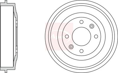 APEC Brake Drum DRM9504