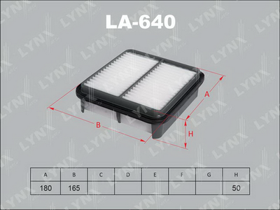 LYNXauto LA-640 Воздушный фильтр  для TOYOTA DUET (Тойота Дует)