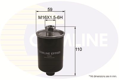 Топливный фильтр COMLINE EFF023 для CHEVROLET C2500