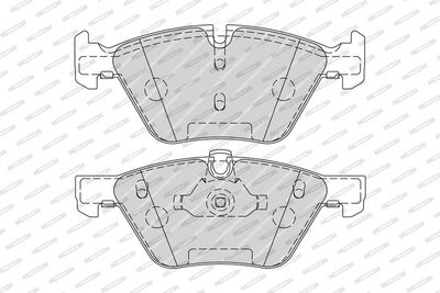 BREMSBELAGSATZ SCHEIBENBREMSE FERODO FDB1773 1