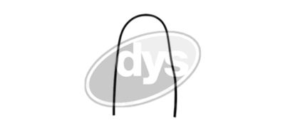 Przewód elastyczny chłodnicy DYS 80-12542
