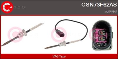 SENZOR TEMPERATURA GAZE EVACUARE