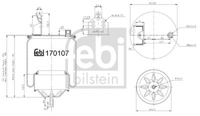 FEBI BILSTEIN Federbalg, Luftfederung