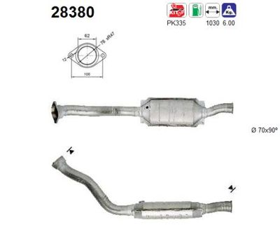 Katalizator AS 28380