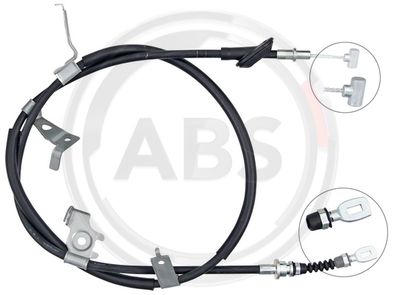 A.B.S. K13417 Трос ручного тормоза  для SUZUKI SX4 (EY, GY) 1.6 VVT (RW 416)