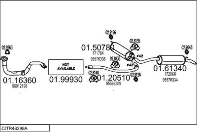 SISTEM DE ESAPAMENT MTS CITR48298A002179