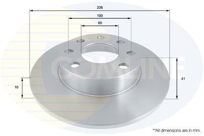 спирачен диск COMLINE ADC1103