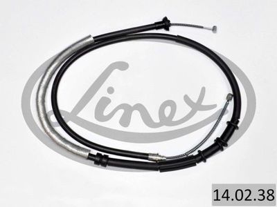 Тросик, cтояночный тормоз LINEX 14.02.38 для FIAT GRANDE PUNTO