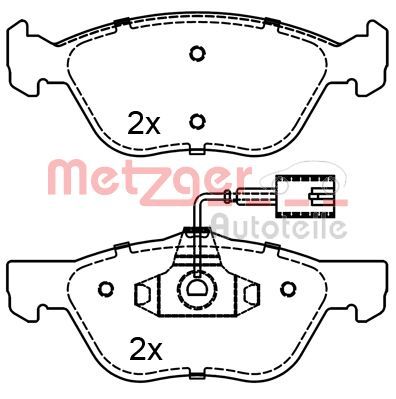 SET PLACUTE FRANA FRANA DISC METZGER 1170285 2