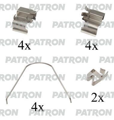Комплектующие, колодки дискового тормоза PATRON PSRK1103 для MAZDA MX-5