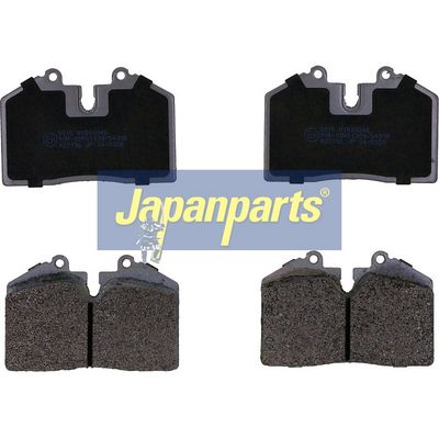 JAPANPARTS Stabdžių trinkelių rinkinys, diskinis stabdys