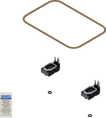 Reparatieset voor kleppen modulator EBS (past op: 480 104 001 0 480 104 002 0 480 104 007 0 480 104 008 0 480 104 009 0, kit bevat: spoel, 2 stuks.)